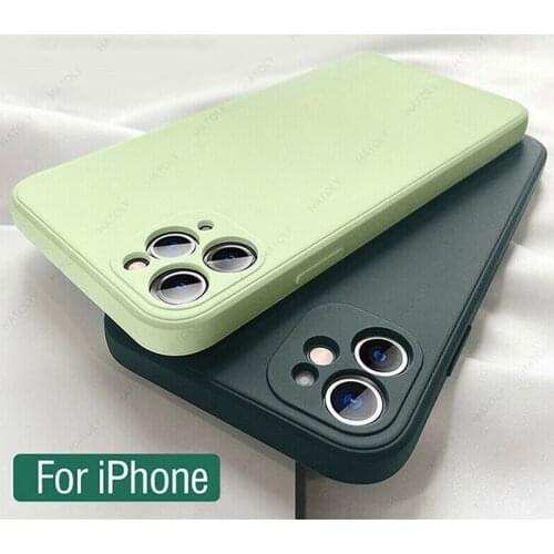 For iPhone 13 Pro Max Case Cover for iPhone 13 12 11 Pro Max Mini X XR XS 6 6s 7 8 Plus SE 2020 Shell Liquid Silicone Phone Case