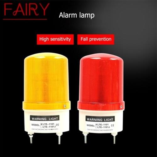 FAIRY Indicator Lights Red Yellow Rotating LED 220V Flashing Sound And Light Warning Signal light