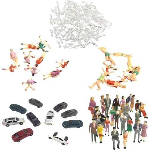 1:75 Scale Figure Figurine Model for Miniature Layout DIY Decoration