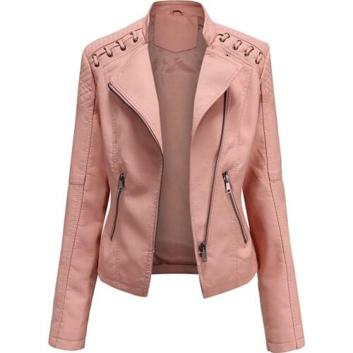 Hirigin Womens Winter Leather Jackets
