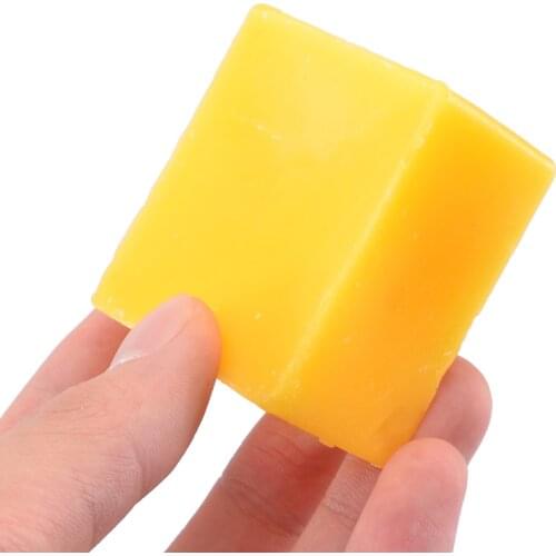 1 Piece 35-50g Food Cosmetic Grade Organic Beeswax Filtered Natural Pure Bees Wax Bars For Printing/Tanning Industry