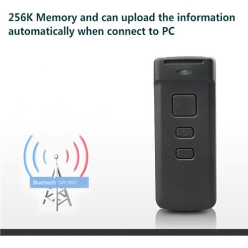 LS20 Pocket Mini CCD Bluetooth Barcode Scanner with Rechargeable Battery Support Ios,Windows,Android OS