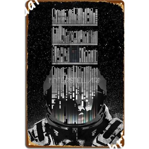 Interstellar Poster Metal Plaque Poster Plaques Wall Pub Customize Home Tin Sign Poster