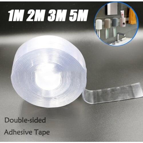 Reusable Double-Sided Adhesive Nano Traceless Tape Removable Sticker Washable Luminous Sellotape