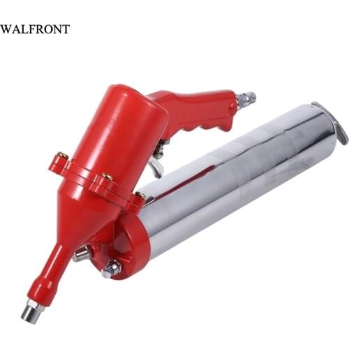 1Pcs Powerful Air Grease Gun One-Hand Pistol Grip Air Pneumatic Compressor Pump Grease Gun W/ Extension Set Home Tool