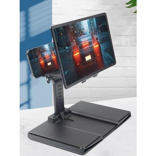 2021 Desktop Phone Holder Stand Universal Mobile Phone Screen Magnifier Enlarger Magnifying Video Amplifier Projector Bracket