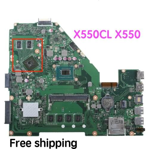 Suitable For ASUS X550CL X550 Laotop Motherboard X550CL REV:2.1 Mainboard 100% tested fully work