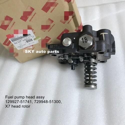 GENUINE AND BRAND NEW Fuel pump head assy 129927-51741, 729948-51300, X7 head rotor