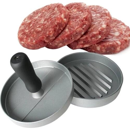 Hamburger Meat Press Aluminum Burger Press, Heavy Duty Non-Stick Hamburger Patty Maker,Essential Kitchen & Grilling Accessories