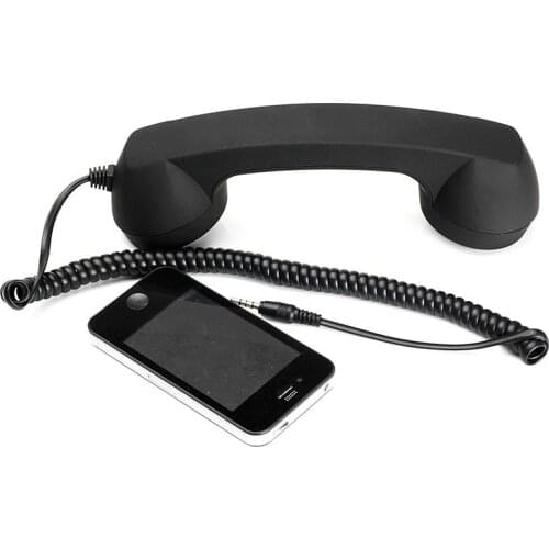 New Fashion Mic Retro Telephone Cell Phone Handset Receivers Fancy Gift Mobile Phones Receiver VDX99