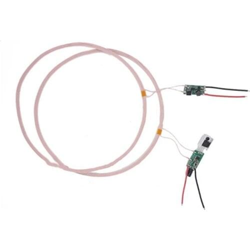 Taidacent 300mm Induction Charge Station 24V 30V Input Wireless Portable Charger PCB 5V 200mA Wireless Charger Receiver Module