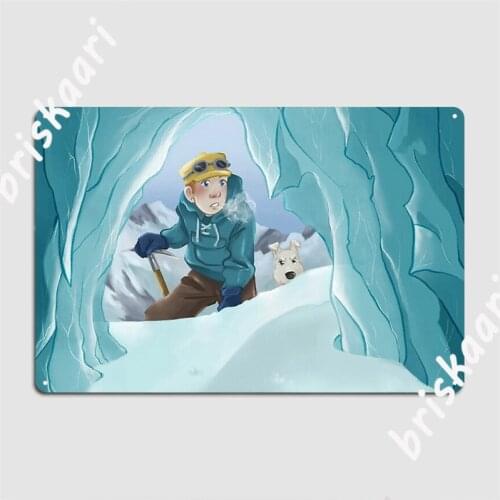 Tintin Metal Signs Plaques Party Wall Mural Design Tin sign Posters