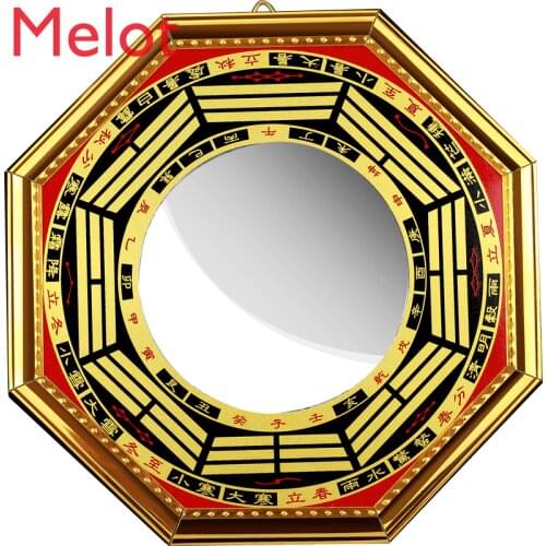 Eight trigrams mirror at the door of the house to ward off evil spirits