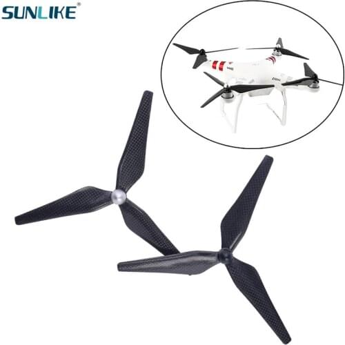 1 Double 3 Blades 6033 / 9450 3K Carbon Fiber Propeller For DJI Phantom 3/2 Multi-Rotor Replacement Blade Accessories