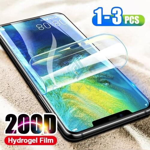 200D Screen Protector Hydrogel Film For Huawei P30 P40 Lite Pro Protective Film For Honor 20 S 30 Nova 5i 5E 5T 7 7E 7 Pro 6