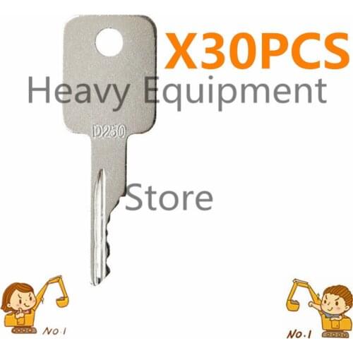 30Pcs Ignition Key For Bobcat Case D250 Skid Steer Loaders Mini Excavator 6693241