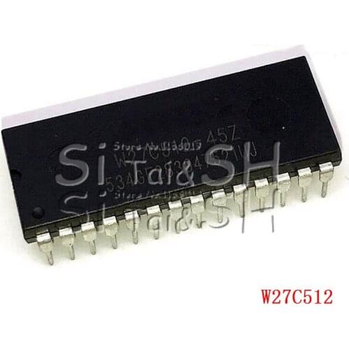5PCS W27C512-45Z W27C512 DIP DIP-28 new original