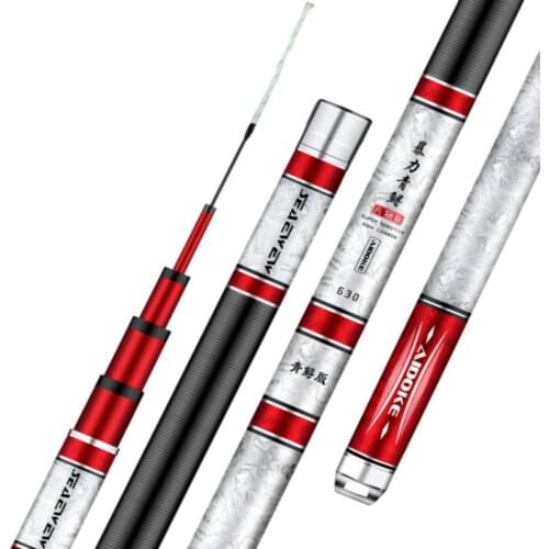 8.1m 9m Taiwan Fishing Pole Ultra-light Sturgeon Fish Rod Hand Pesca 19 Tuning Super Hard Competition Cane Fishing Gear and Tool