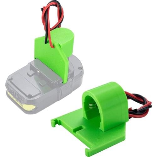 Oein Power Wheels Adaptor for Ryobi 18V P108 P107 P102 Battery Dock Power Connector 14 Gauge Robotics Power Tool DIY Converter
