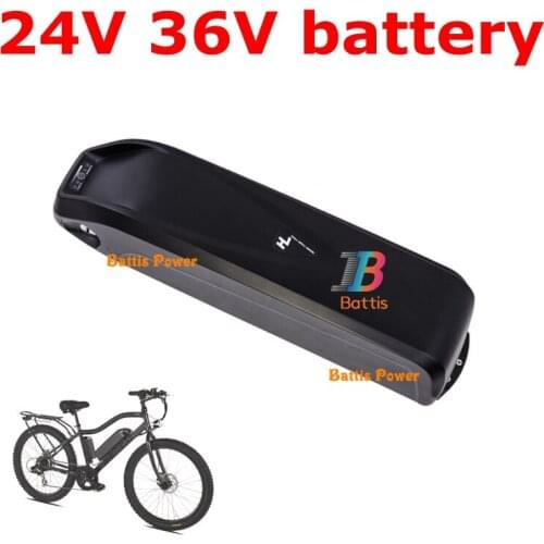 24V 36V 48V 52V 8AH 10AH 12AH Ebike battery hailong shark pack with USB for 350W 750W motor Bafang bike scooter + 2A Charger