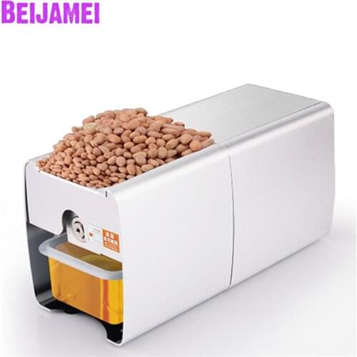 BEIJAMEI Home Use Small Peanut Sesame Oil Press Machine Electric Oil Extraction Press Squeezer Machine For Sale