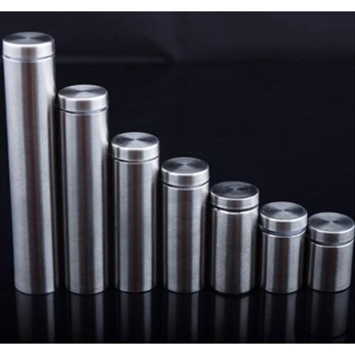 DHL Free Shipping Stainless Steel Bolts Panel Fastener Standoffs for Signs 19*100mm 100Pcs/lot Good Quality