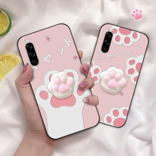 Pinched Squeeze Toy Cases For Sony Xperia 1 5 10 Plus Squishy Toy Back Cover Coque For Sony Xperia XZ XZ2 XZ3 XZ4 XZ1 Compact