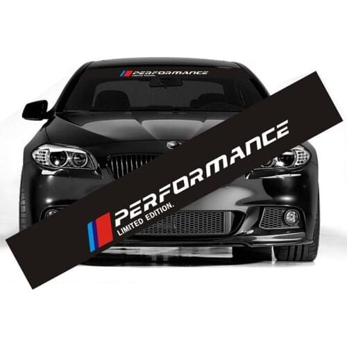 For BMW E46 E60 E84 E90 F01 F10 F11 F30 F25 F26 F15 F16 G05 Front Windshield Window Badge Emblem Stickers Car 3D Decals Sticker