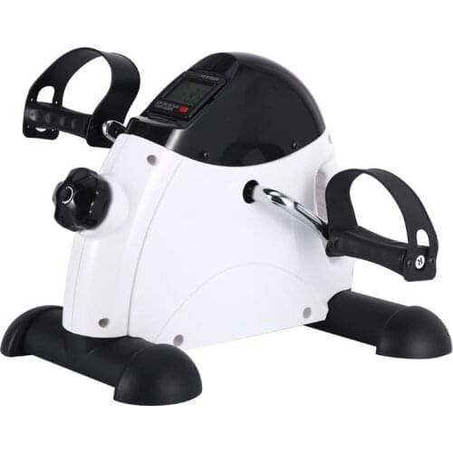 Home Mini Bike LCD Monitor Leg Trainer Rehabilitation Machine Stepping Fitness Weight Loss Weight Loss Indoor Bicycle