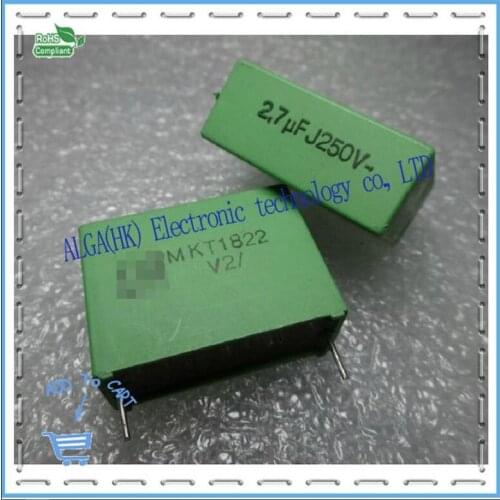 ERO MKT1822 2.7 uf membrane capacit u7 275/250 v P = 27.5 mm 2 5