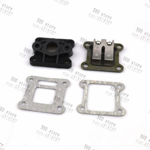 Reed Valve Inlet Intake Manifold Gaskets for 47cc 49cc Mini Moto Dirt Pocket Bike ATV Quad Minimoto Go Kart Scoote