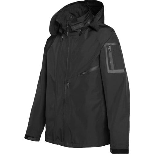 Men Jacket Stormsuit Jacket Detachable Hood Waterproof Silenstorm Techwear Ninjawear Darkwear Streetwear Aesthetic Futuristic