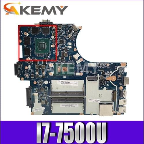 For Lenovo ThinkPad E570 Laptop Motherboard With SR2ZV I7-7500U CPU FRU 01EP403 CE570 NM-A831