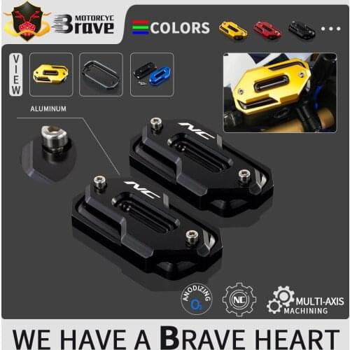 Motorcycle CNC Aluminum Front Brake Reservoir Fluid Tank Cover Oil Cap For HONDA NC700 NC750 2012 - 2019 2018 NC 700 750 S / X