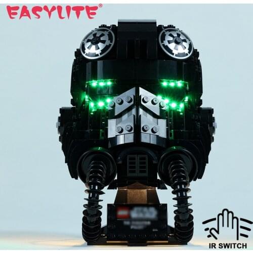 Led Light Set for 75274 Fighter Pilot Helmet Collectible Building Blocks DIY Toys blocks Only Bricks Lighting Kit No Model