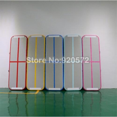 Inflatable Gymnastics AirTrack Tumbling Air Track Floor Trampoline Electric Air Pump for Home Use/Training/Cheerleading/Beach