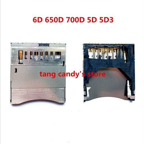 NEW Original For Canon SX10 6D 650D G7 700D 5D Mark III Memory Card Guide Slot Assembly Repair part
