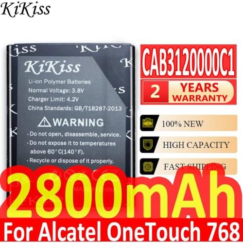 2800mAh New Li-ion battery for Alcatel One Touch 768 OT710 OT888A OT880A BeeLine Dual battery CAB3120000C1 CAB23A0000C1