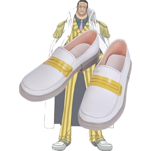 Kizaru Borsalino Shoes Cosplay One Piece Kizaru Borsalino Cosplay Shoes Boots Custom Made