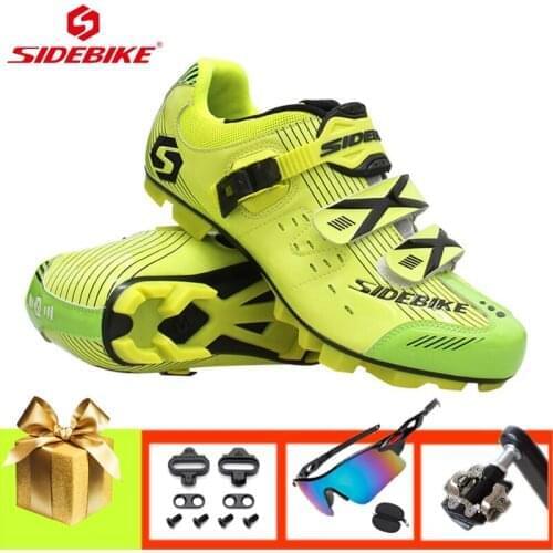 SIDEBIKE Superstar Original Mountain Bicycle Shoes Self-locking Breathable Ultra-light Cycling Sneakers Outdoor Racing Footwear