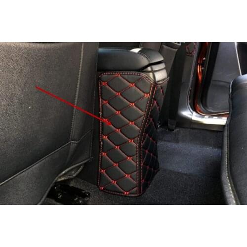 Car armrest box Back row anti kicking pad holster Artificial Leather FOR 2014 2015 Suzuki SX4 S.cross