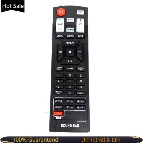 NEW FOR LG AKB73575401 HOME THEATER SOUND BAR REMOTE CONTROL FOR NB3250A NB3520A Fernbedienung