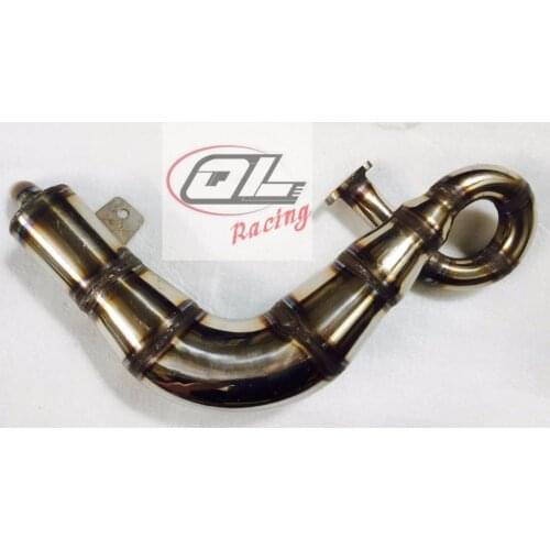QL RACING Full handmade Tuned Pipe/exhausted pipe for Losi 5IVE T can fit rovan 45cc engine