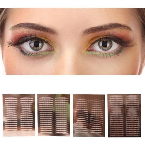 Super-Adhesive Double Eyelid Stickers Medical Tape Thin Cutting Waterproof Wide Special Pointed Artist Without Make-Up N2H2