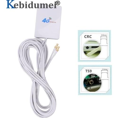 CRC9 SMA TS9 Connector Broadband Antenna Signal Amplifier For Huawei 4G 3G LTE Mobile Router GDeals 28dBi 4G Antenna
