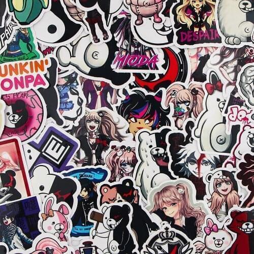 10set BH1482 Blinghero 50pcs/set Cartoon Anime Stickers Aesthetic Scrapbooking Laptop Bicycle Skateboard Waterproof Sticker