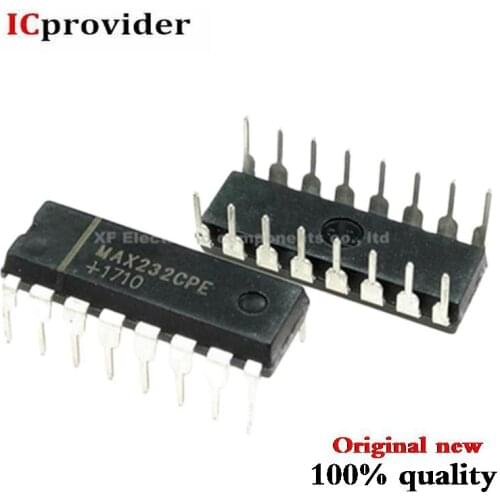 10pcs/lot MAX232CPE MAX232 232 DIP16 best quality
