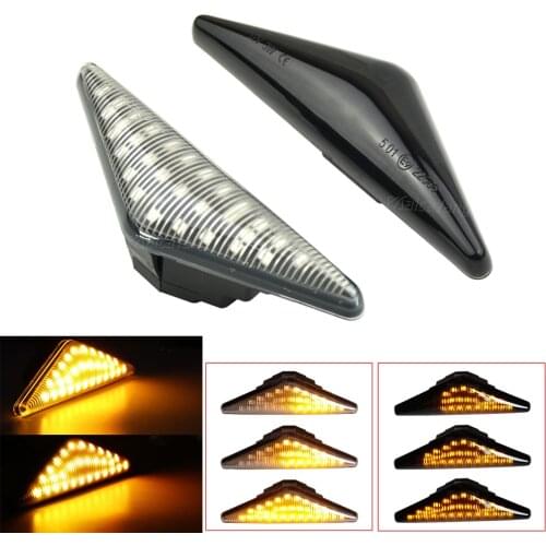 2 pieces Led Dynamic Side Marker Turn Signal Light Sequential Blinker Light For Ford MONDEO 2000-2007 MK 3 FOCUS MK1 1998-2004