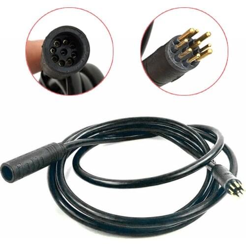 9 Pin Electric Bike Female To Male Connector Motor Extension Cable Motor Cables For Change E-Bike 60/130/160cm