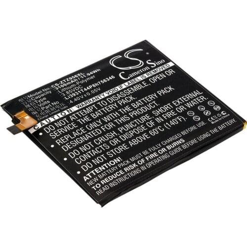 UPGRADE Cameron Sino Battery For ZTE Li3931T44P8h756346 A2017U,A2017U Dual SIM LTE-A,Axon 7 3100mAh / 11.94Wh
